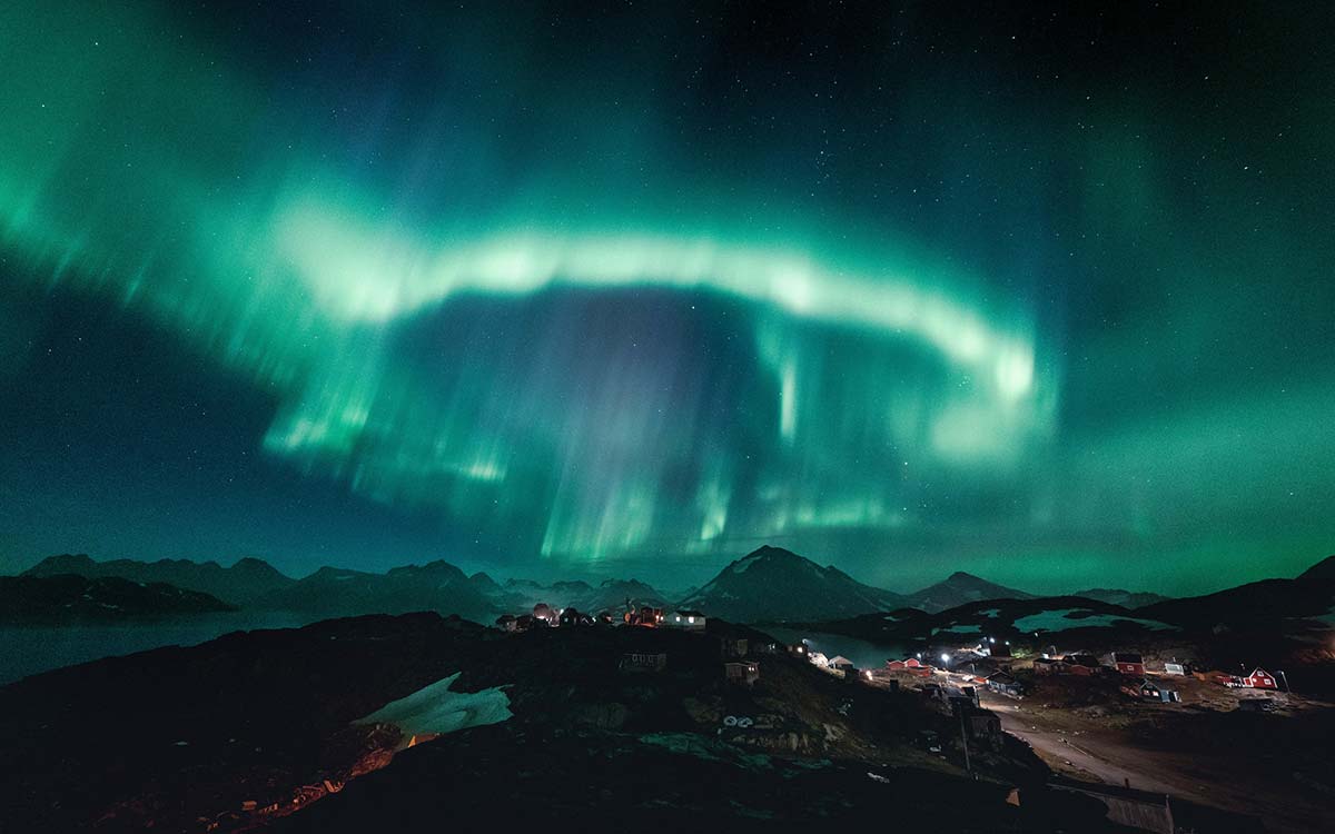 kulusk groenlandia aurora boreale